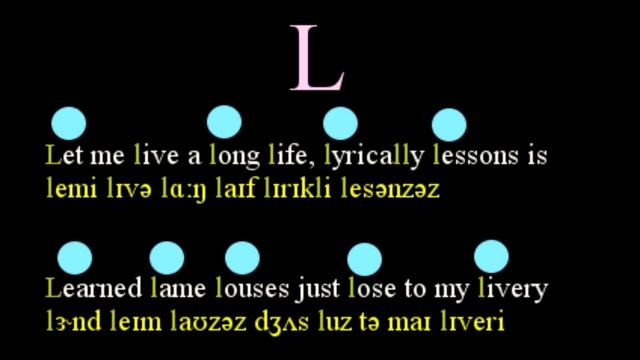 Spelling and pronunciation in Alphabet Aerobics by Blackalicious