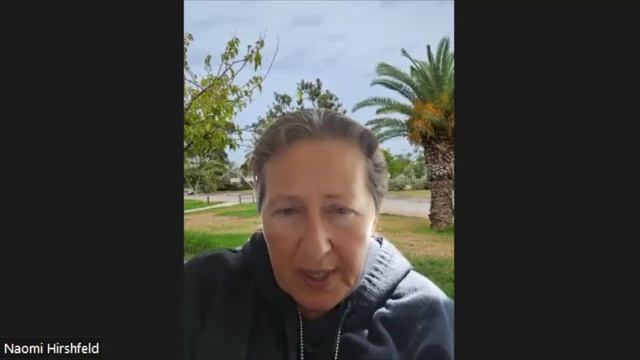 Naomi Hirshfeld a survivor of the 7th October 2023 massacre advocates for the hostages.