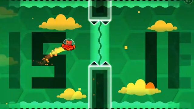 Пытаюсь пройти Flappy hexagon (уровень из геометри деш)