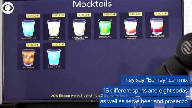 WEB EXTRA: Robotic Bartender Serves Up Mixed Drinks