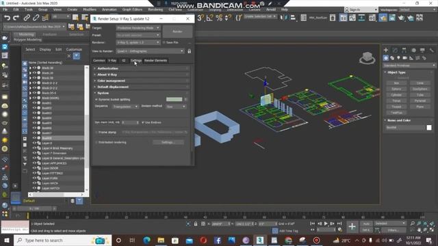 Vray lights and vray camera, how to import plan in 3ds max ( learn 3ds max class) Part-02