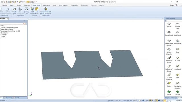 IronCAD Sheet Metal Miters | My Triball