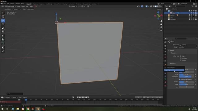 Easy manipulate ORIGIN point in BLENDER + snapping  shortcuts TUTORIAL