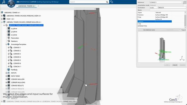 Adjustable Mullion in CATIA  | GENx Design & Technology