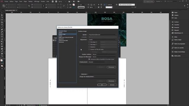 La palette - EasyCatalog - Pour lier vos données (Excel, CSV, XML, ...) à InDesign