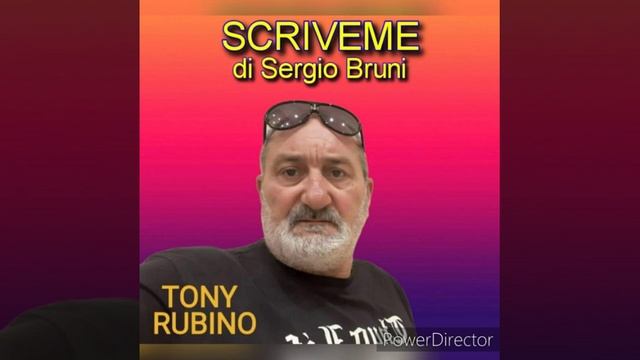 TONY RUBINO SCRIVEME COVER SERGIO BRUNI