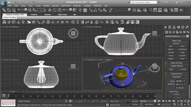 3DS MAX Tutorial - Crear Objetos Standard