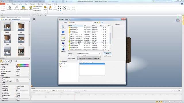 SOLIDWORKS Composer - Update Composer Files