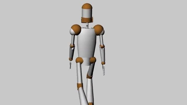 Robot Biped Animation Test