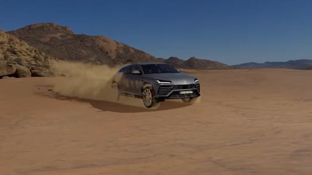 Lamborghini URUS in Desert (Test Low resolution render) #blender #blenderanimation #blender.org