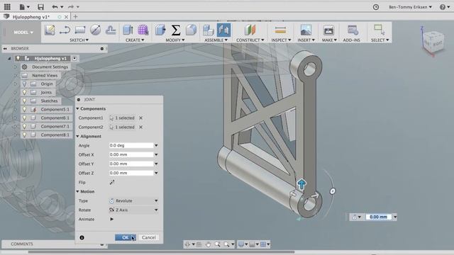 Fusion 360 Tutorial Car Suspensions test setup