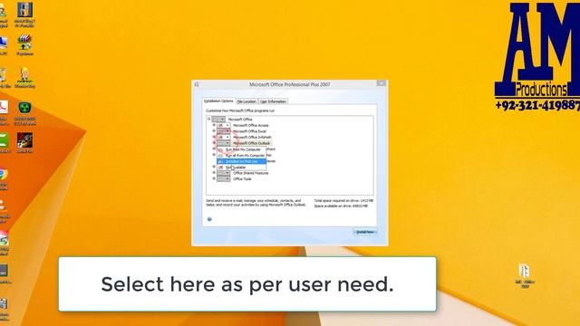 How to install Microsoft Office Professional Plus 2007 on your PC or Laptop by AM Productions