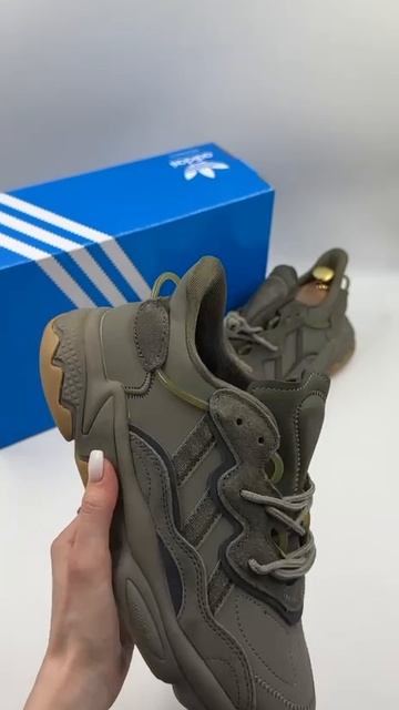 Кроссовки Adidas Ozweego (зелёные)