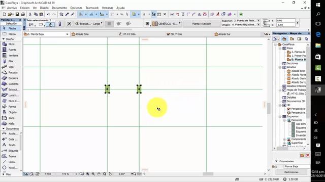 2 Modelado columnas (Archicad 19)