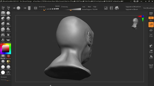 Elder Age Orc ZBrush Core Mini Design
