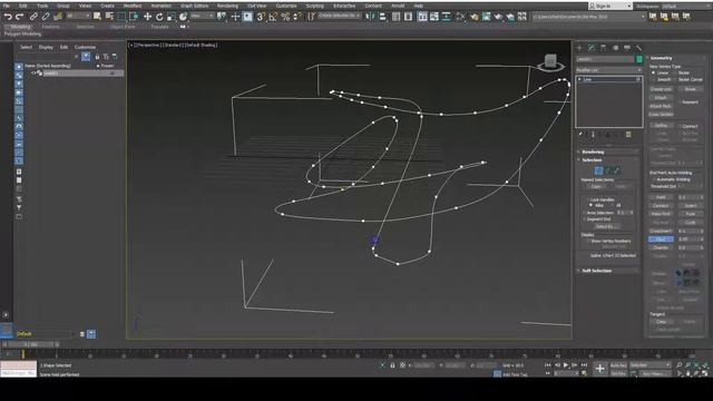 3Ds Max and Line segments