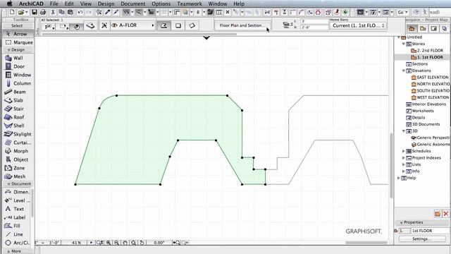 ArchiCAD Editing objects in Plan View.mp4