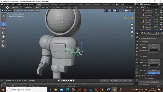 Astronaut blender process