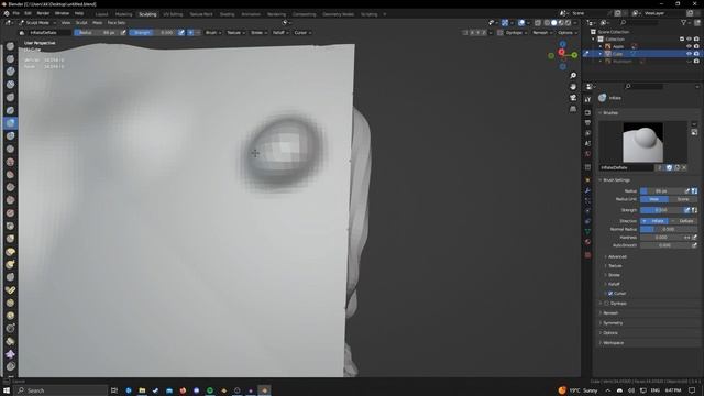 Blender Basics: 1.2 -- Sculpt Mode Part 1