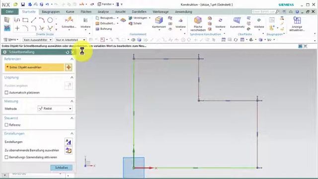 NX 11 Skizze Basics