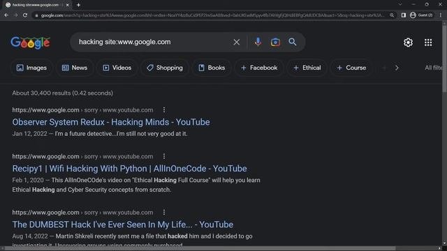 Let's Hack with Google (Hacking Google)