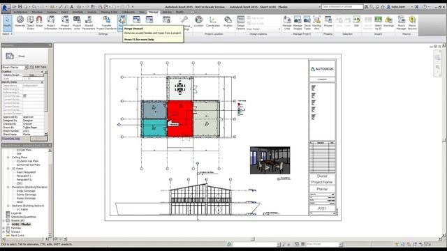 Revit 2015 Eğitimi - 73 Purge Unused Komutu