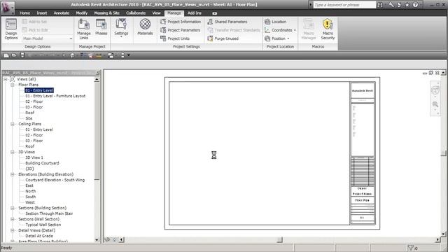 Revit 2010 Training: Part32-Sheets, Views