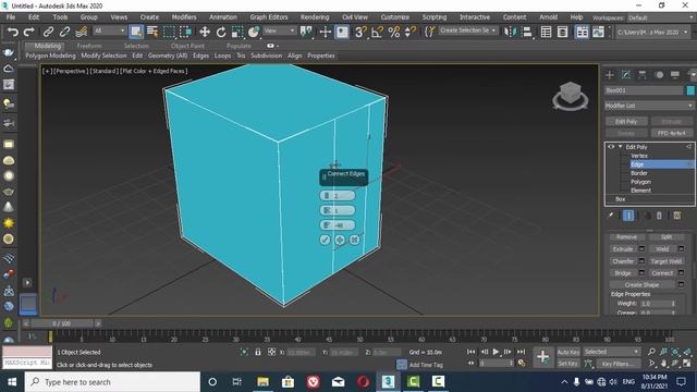 3Ds Max Tutorial | Edit Poly Modifier