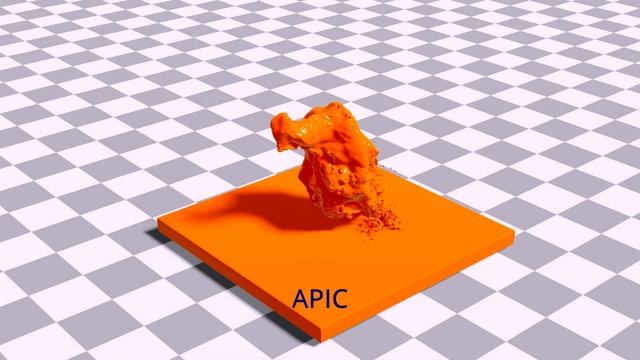 APIC vs FLIP Fluid Simulation - Blender  - 4K - UHD