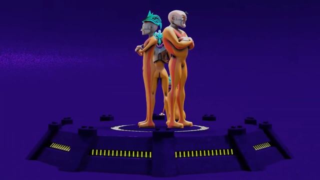 TeamTurntable - rigged characters made in Blender 3.2