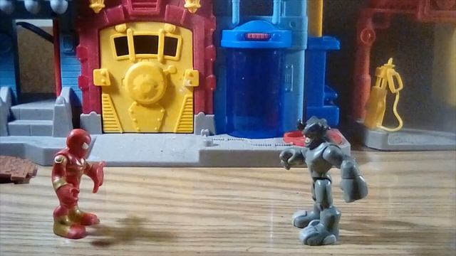 Spider man VS Rhino imaginext