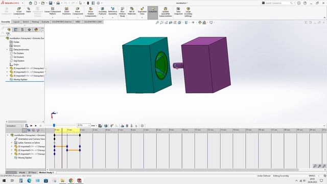 Solidworks Motion. Thicken Balloon Part. Cavity and Core designed in Siemens Nx.