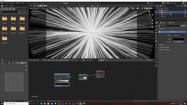 Create an Abstract Particle loop with Eevee in Blender 2.82