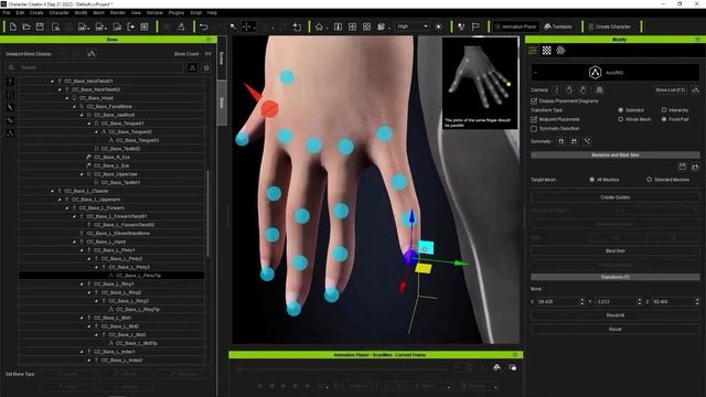 Tutorial Character Creator 4: Crie Personagens com Esqueleto usando o AccuRIG Avançado