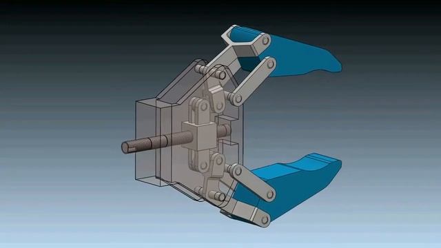 Robot Gripper Mechanism in SolidWorks 2012