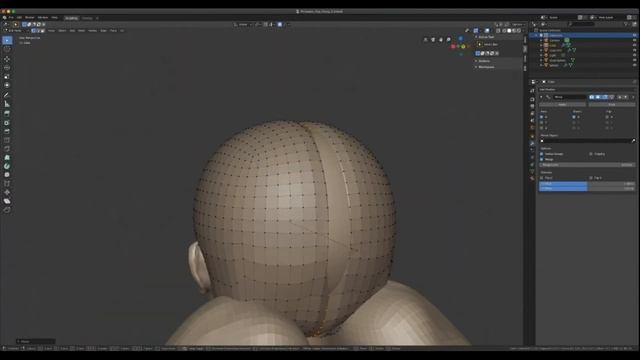 Sculpting - HOOP GIRL in Blender 2.80