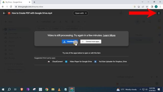 How to Upload Videos to Google Drive and get Share Link Laptop/PC