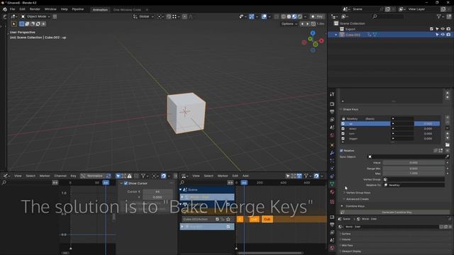 Export Merge Keys - Master Shape Keys - Blender Addon