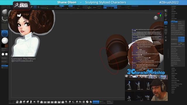 Sculpting Stylized Characters - Shane Olson - ZBrush 2022