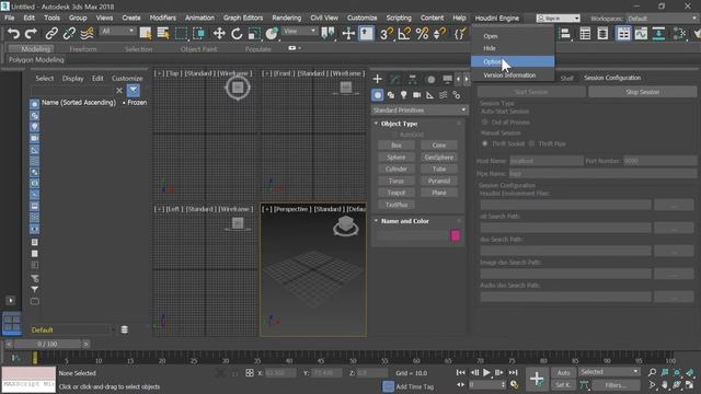 [추가영상] 3ds Max에서 Houdini Engine 사용하기