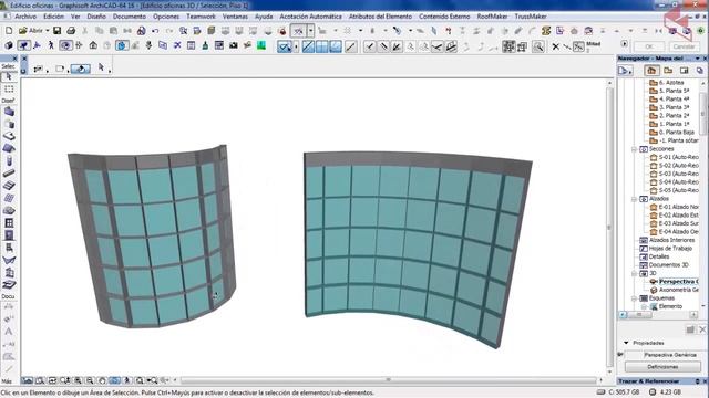 BIMforma. ArchiCAD 26 - Muros Cortina I