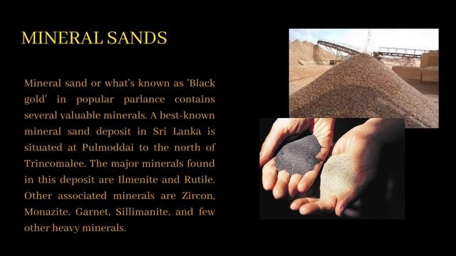 Mineral Resources  in Sri Lanka