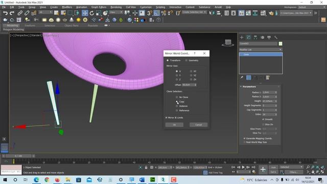 3d max chaise design modelage