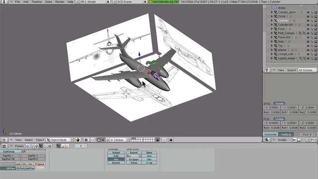 Decaff's Blender Tutorials - Using Layers