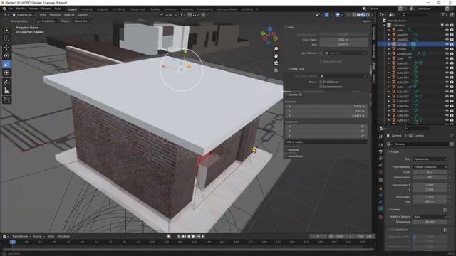 Videocorso BLENDER - 26 - Camere e Viste, Settaggi Fotocamera, Profondità di Campo, Messa a a Fuoco