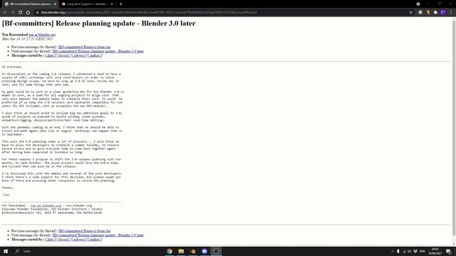 Blender 3.0 Release being pushed back?