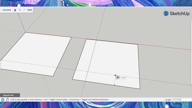 SketchUp for Web Basic Tutorial 12: Measurements