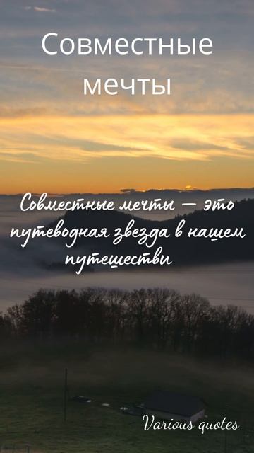 Совместные мечты