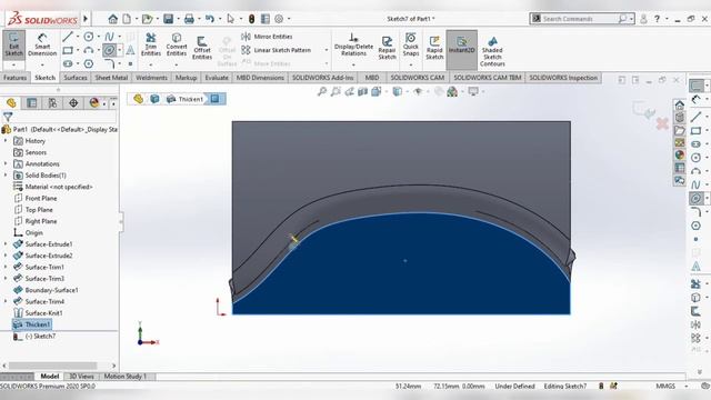 🔥Learn Advanced Surfacing in Solidworks || Solidworks Training 🔥 Use of Boundry Surfaces 👍