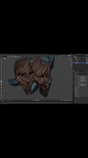 Sculpting a Mythological character in Blender  #cgi #návod #sculpting #mythology